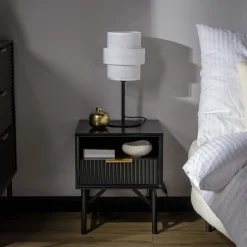 Lampy Stołowe|TK Tomasz Krywult Lampa stołowa abażur biały CALISTO