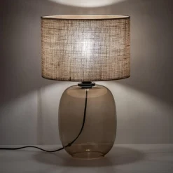 Lampy Stołowe|TK Tomasz Krywult Lampa stołowa abażur juta MELODY