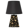 Lampy Stołowe| Lampa stołowa ceramiczna czarna 34,5 cm