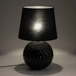 TK Tomasz Krywult Lampa stołowa czarna SANTANA