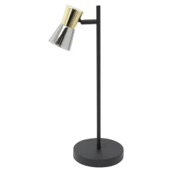 Lampy Stołowe|Zumaline Lampa stołowa czarno-złoty CENTO
