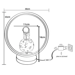 Lampy Stołowe|Zumaline Lampa stołowa dekoracyjna LED ASTRONAUTA