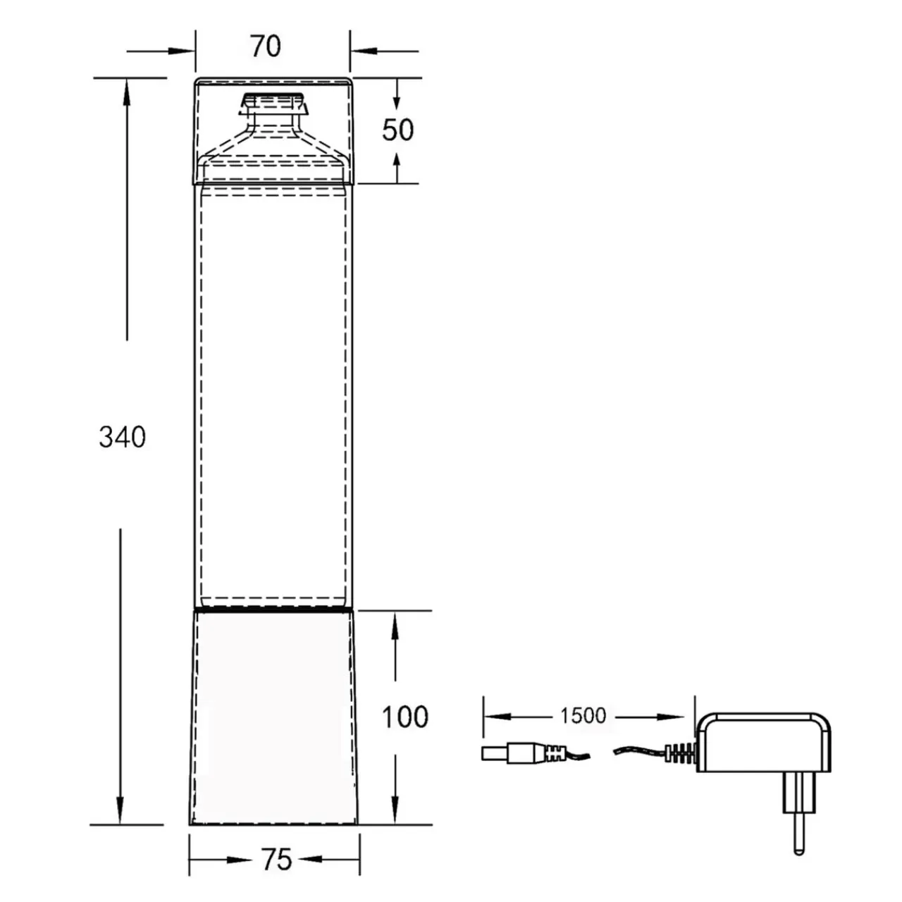 Lampy Stołowe| Lampa stołowa dekoracyjna LED RGB TORNADO