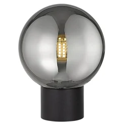 Wszystkie Lampy Sufitowe|Zumaline Lampa stołowa kula czarna ARCTURUS