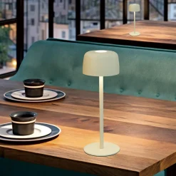 Lampy Ogrodowe|Lampy Ogrodowe|inny Lampa stołowa LED IP44 zielona POCO