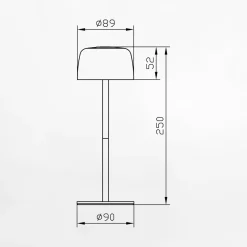Lampy Ogrodowe|Lampy Ogrodowe|inny Lampa stołowa LED IP44 zielona POCO