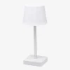 Lampy Stołowe|Zumaline Lampa stołowa LED na baterie 3AAA biała POLLI