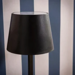 Zumaline Lampa stołowa LED na baterie 3AAA czarna POLLI