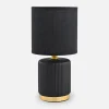 Zumaline Lampa stołowa nocna czarna 27,5 cm