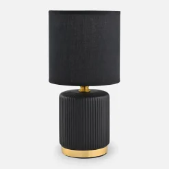 Zumaline Lampa stołowa nocna czarna 27,5 cm