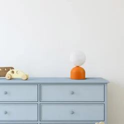 TK Tomasz Krywult Lampa stołowa pomarańczowa podstawa MIKI