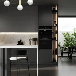 Luminex Lampa sufitowa 3 klosze kule czarno-złota SATELIT III