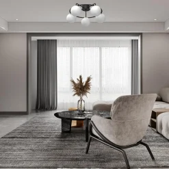 Wszystkie Lampy Sufitowe|Luminex Lampa sufitowa 5 kloszy kule czarno-złota BALLO V