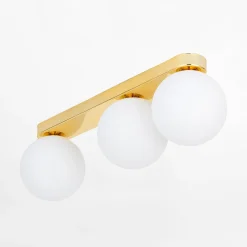 Wszystkie Lampy Sufitowe|TK Tomasz Krywult Lampa sufitowa 3 kule złota BIANCA