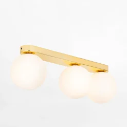 Wszystkie Lampy Sufitowe|TK Tomasz Krywult Lampa sufitowa 3 kule złota BIANCA