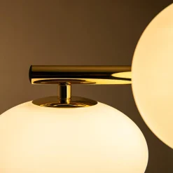 domiluce Lampa sufitowa 4 owalne klosze złota MILO 68x30 cm