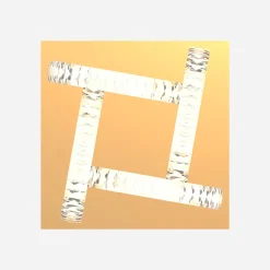 Zumaline Lampa sufitowa 4 pierścienie złota TULA na pilota