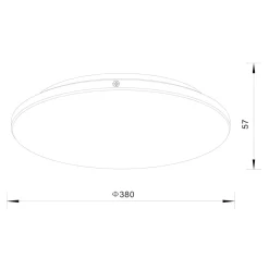 Plafony|Wszystkie Lampy Sufitowe|Zumaline Lampa sufitowa BELLIS LED 12080022
