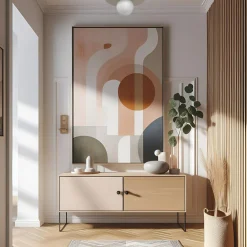 Luminex Lampa sufitowa beżowa FLAT