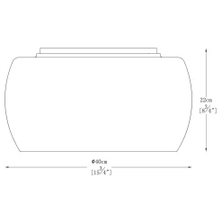 Zumaline Lampa sufitowa CRYSTAL 5