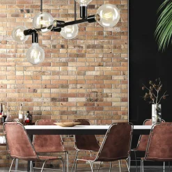 Lampa sufitowa czarna ASTRID VI