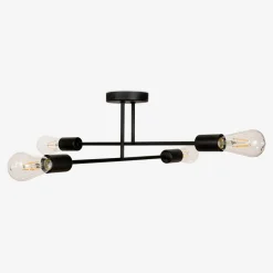 Wszystkie Lampy Sufitowe|domiluce Lampa sufitowa czarna LUCA 4