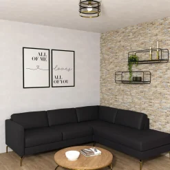 Wszystkie Lampy Sufitowe|Luminex Lampa sufitowa czarno-złota RIM