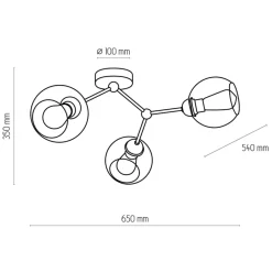 TK Tomasz Krywult Lampa sufitowa FAIRY 4372