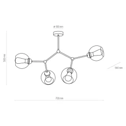 Wszystkie Lampy Sufitowe|TK Tomasz Krywult Lampa sufitowa FAIRY 2730