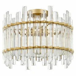 Zumaline Lampa sufitowa glamour złota ALEXANDRIA