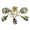 Krislamp Lampa sufitowa glamour złota NELA 5