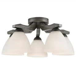 inny Lampa sufitowa grafitowo-biała ADRIANO 5