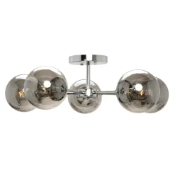 Wszystkie Lampy Sufitowe|Krislamp Lampa sufitowa kule chrom FRIDA 5
