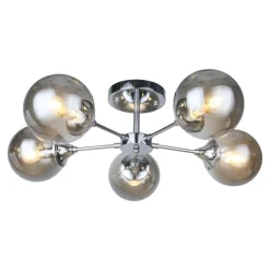 Wszystkie Lampy Sufitowe|Krislamp Lampa sufitowa kule chrom FRIDA 5