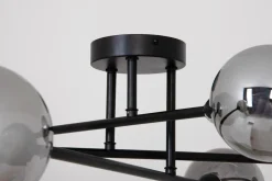 Wszystkie Lampy Sufitowe|Zumaline Lampa sufitowa kule czarna BASIS