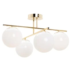 domiluce Lampa sufitowa kule 4-punktowa złota AURORA