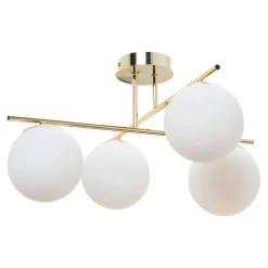 domiluce Lampa sufitowa kule 4-punktowa złota AURORA