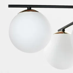 Lampy Wiszące|domiluce Lampa sufitowa kule 4-punktowa czarno-złota AURORA