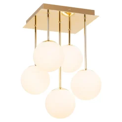 Wszystkie Lampy Sufitowe|domiluce Lampa sufitowa kule złota MEFISTO 5