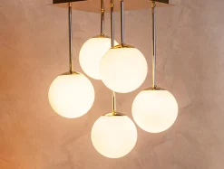 Wszystkie Lampy Sufitowe|domiluce Lampa sufitowa kule złota MEFISTO 5