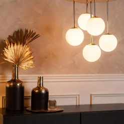 Wszystkie Lampy Sufitowe|domiluce Lampa sufitowa kule złota MEFISTO 5