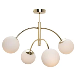 domiluce Lampa sufitowa kule złota białe VOLTA 4