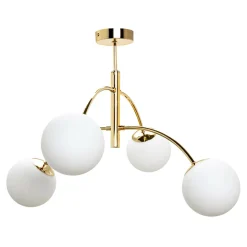 domiluce Lampa sufitowa kule złota białe VOLTA 4