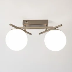 Wszystkie Lampy Sufitowe|Zumaline Lampa sufitowa LED 2 klosze kule NEBULA