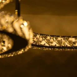 Wszystkie Lampy Sufitowe|Zumaline Lampa sufitowa LED 2 pierścienie chrom GIRONA