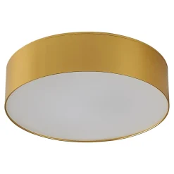 Zumaline Lampa sufitowa LED barwa neutralna 4000K złota SOLARI 8 cm