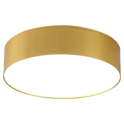 Zumaline Lampa sufitowa LED barwa neutralna 4000K złota SOLARI 8 cm