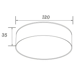 Wszystkie Lampy Sufitowe|Zumaline Lampa sufitowa LED barwa ciepła 3000K czarna SOLARI 12 cm