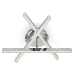 Wszystkie Lampy Sufitowe| Lampa sufitowa LED brokat chrom REY 40 cm