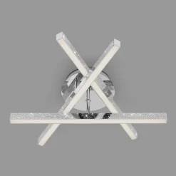 Wszystkie Lampy Sufitowe| Lampa sufitowa LED brokat chrom REY 40 cm